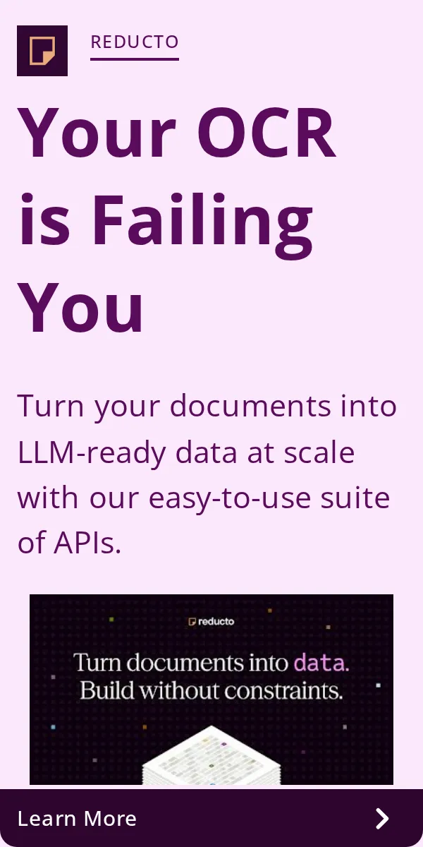 An ad Reducto is running