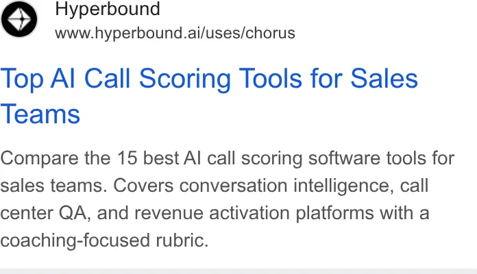 An ad Hyperbound is running