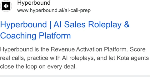 An ad Hyperbound is running