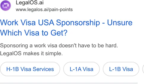 An ad LegalOS is running