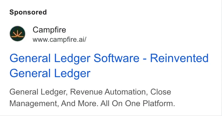 An ad Campfire is running