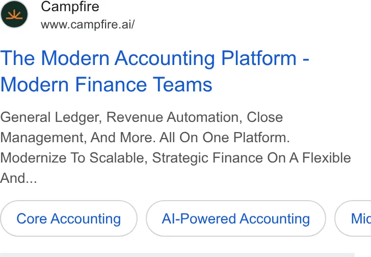 An ad Campfire is running