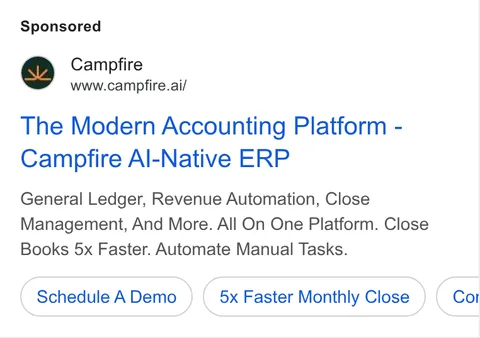 An ad Campfire is running