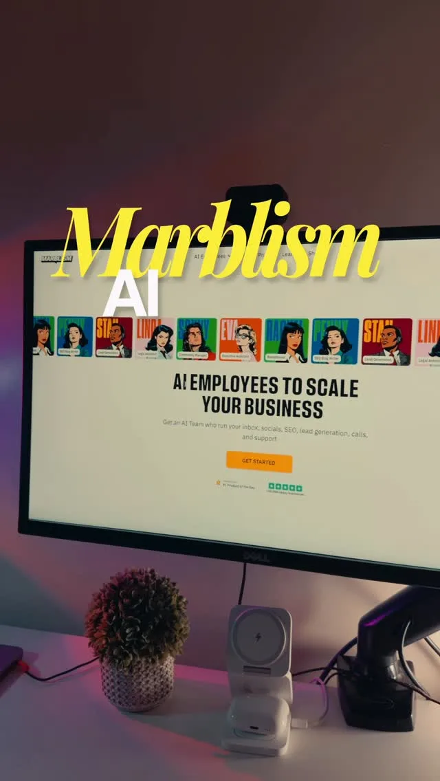An ad Marblism is running