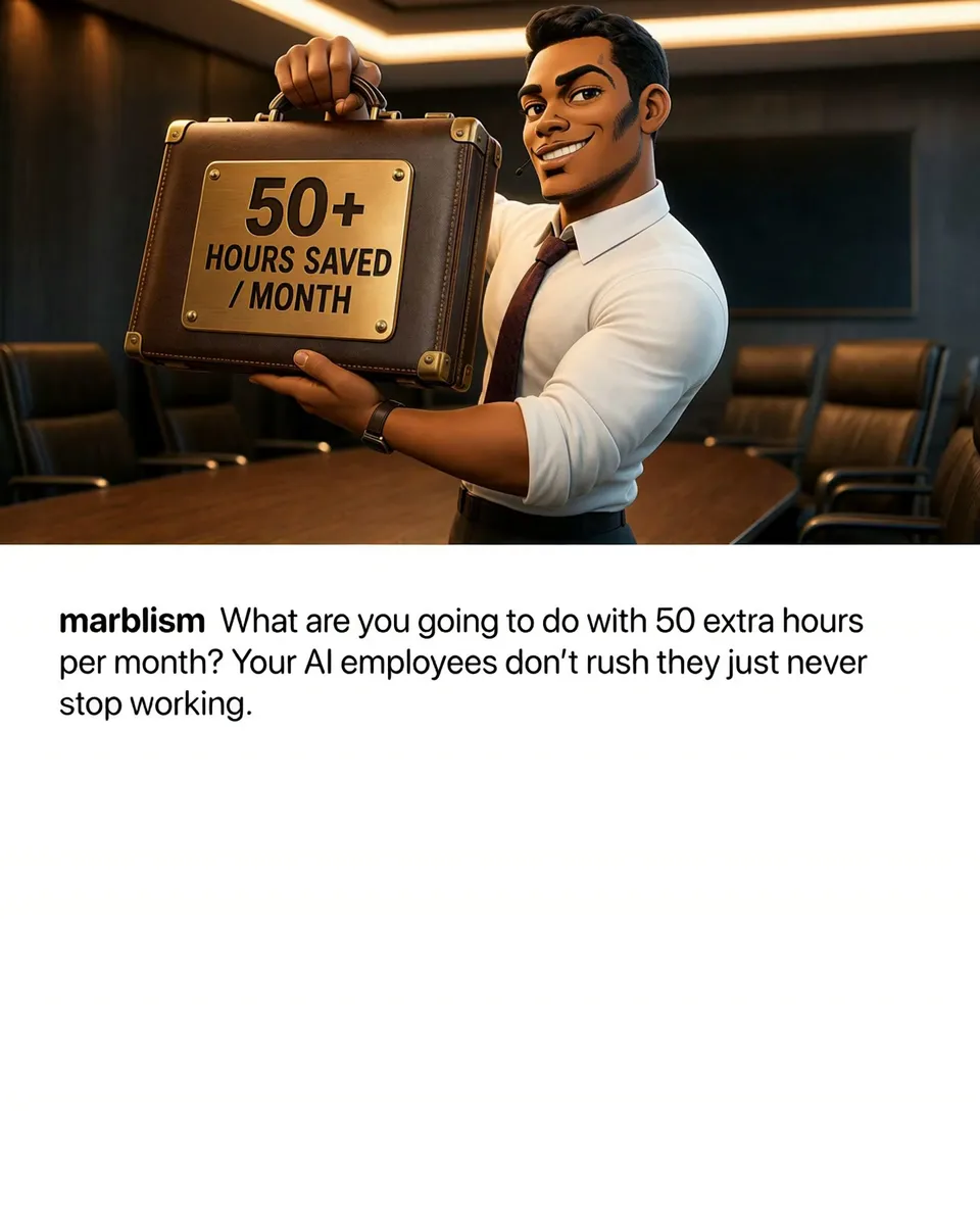 An ad Marblism is running