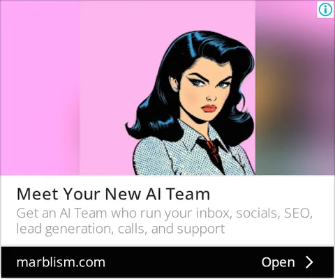 An ad Marblism is running