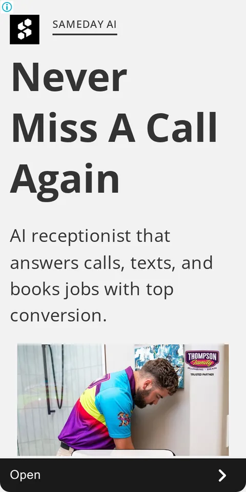 An ad Sameday is running