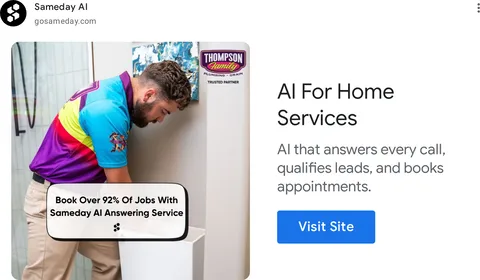 An ad Sameday is running