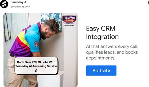An ad Sameday is running