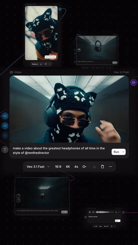 An ad ElevenLabs is running