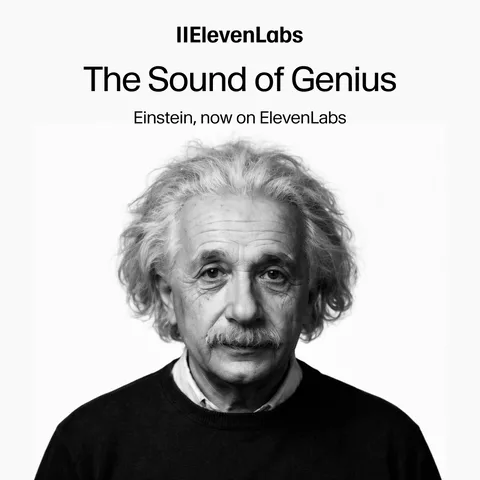 An ad ElevenLabs is running