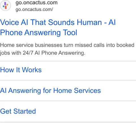 An ad Oncactus is running