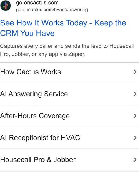 An ad Oncactus is running