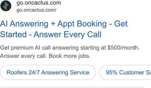 An ad Oncactus is running
