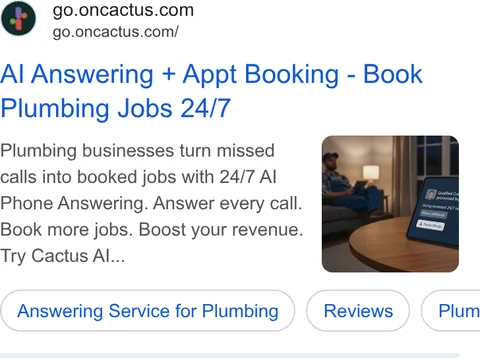 An ad Oncactus is running