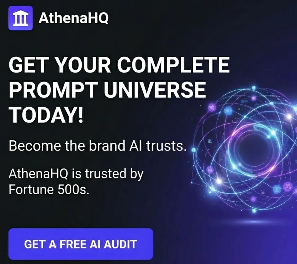 An ad AthenaHQ is running
