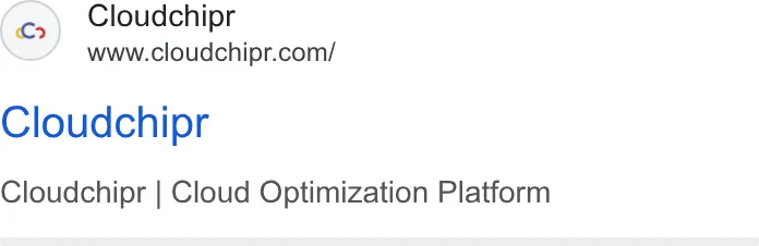 An ad Cloudchipr is running