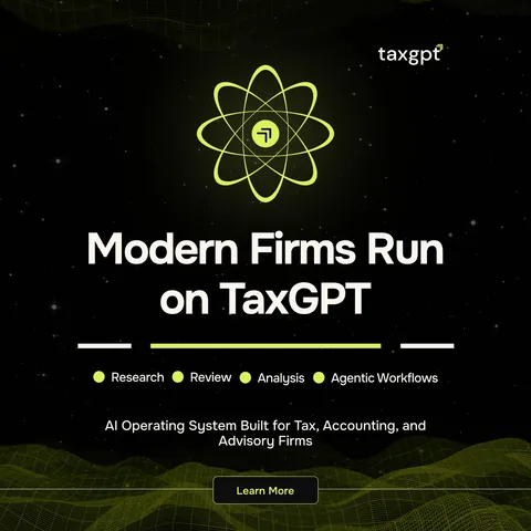 An ad TaxGPT is running