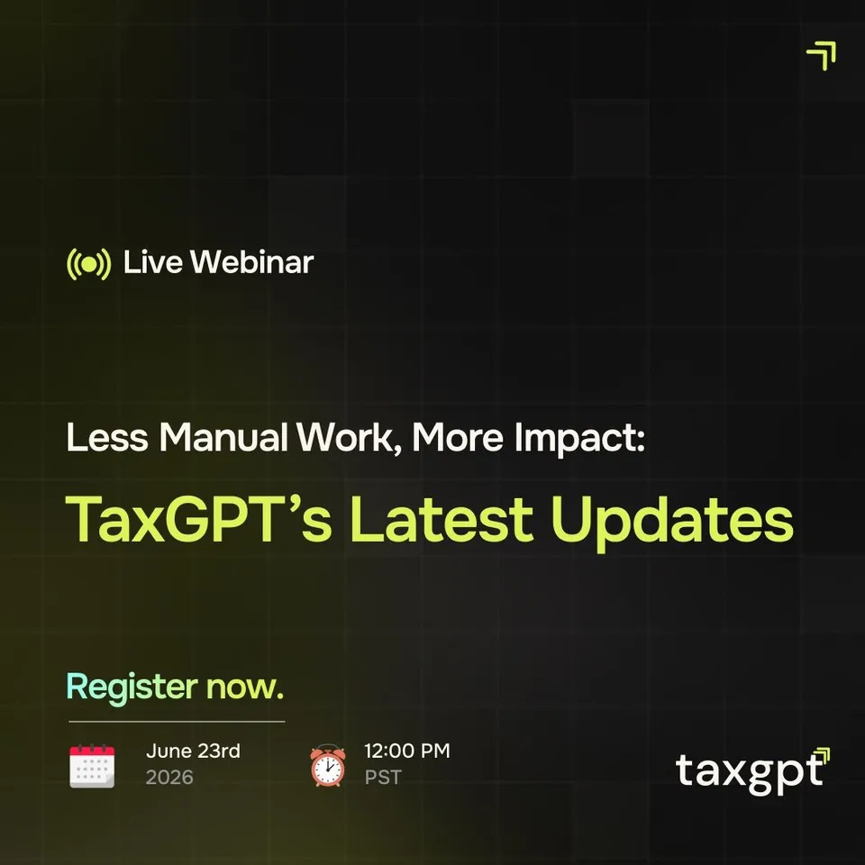 An ad TaxGPT is running