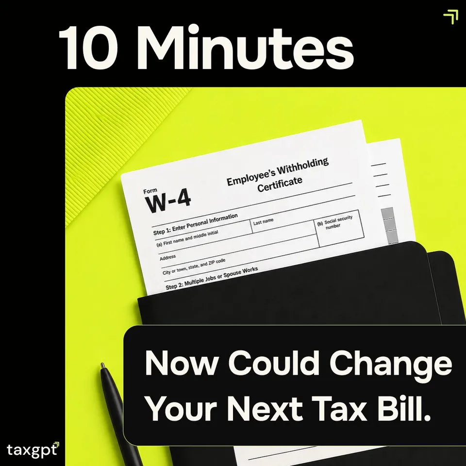 An ad TaxGPT is running