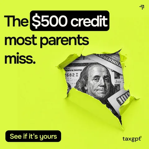 An ad TaxGPT is running