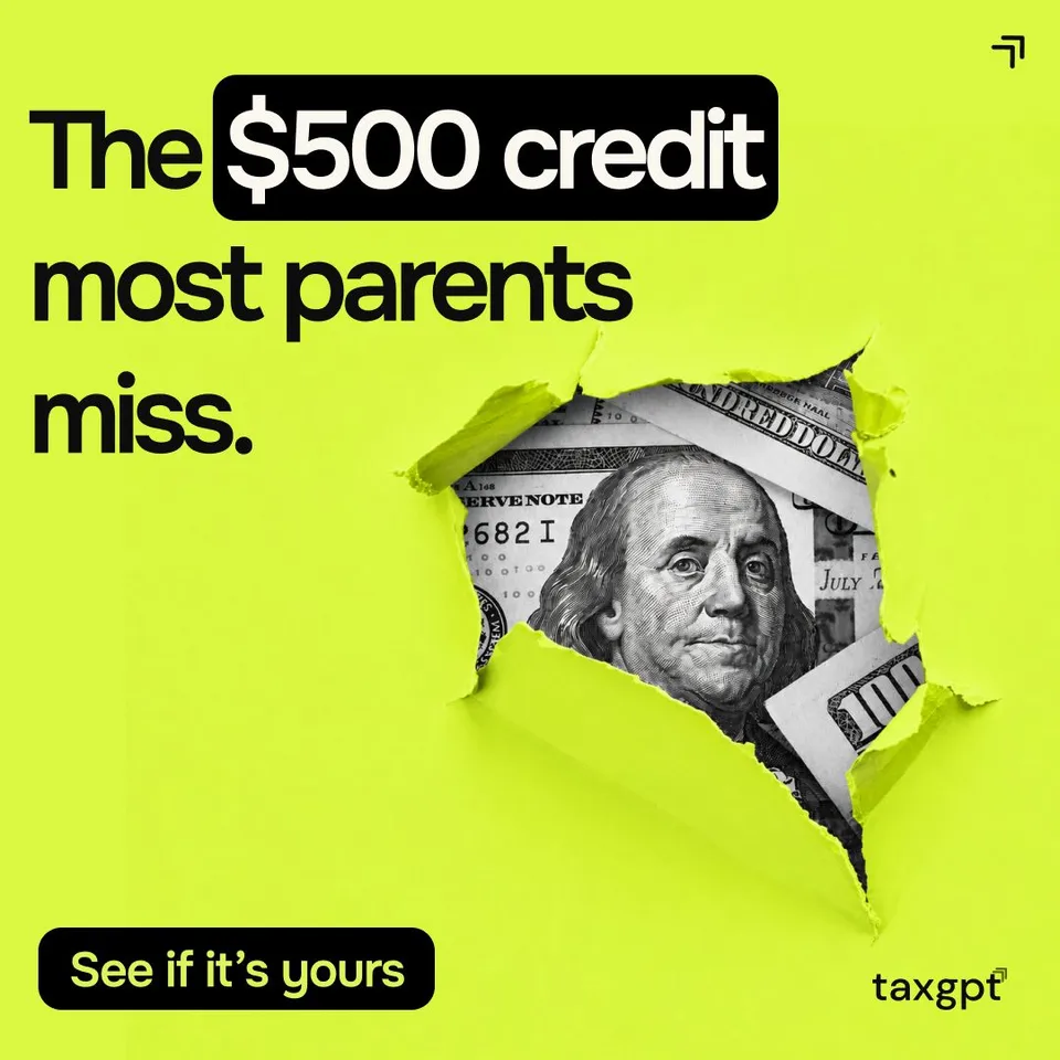 An ad TaxGPT is running