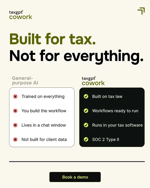 An ad TaxGPT is running
