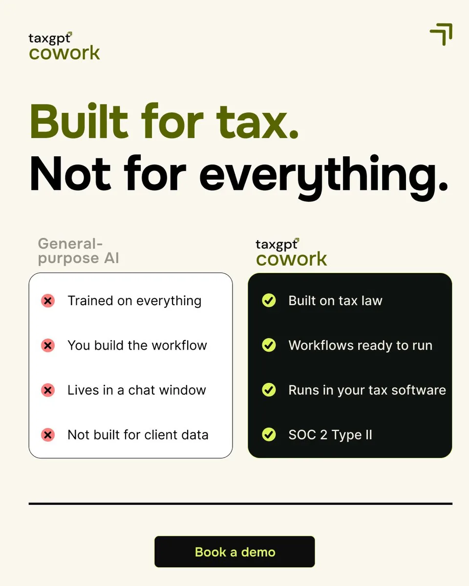 An ad TaxGPT is running