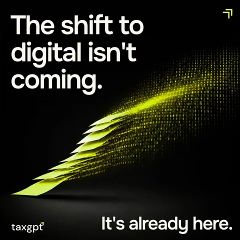 An ad TaxGPT is running