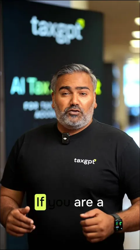 An ad TaxGPT is running