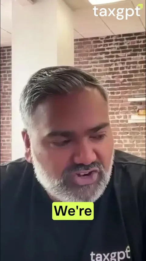 An ad TaxGPT is running
