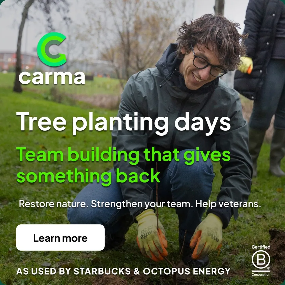 An ad Carma is running