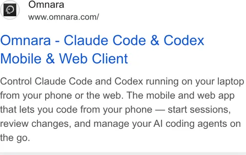 An ad Omnara is running