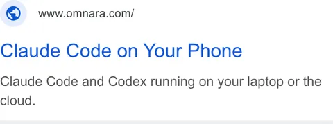 An ad Omnara is running