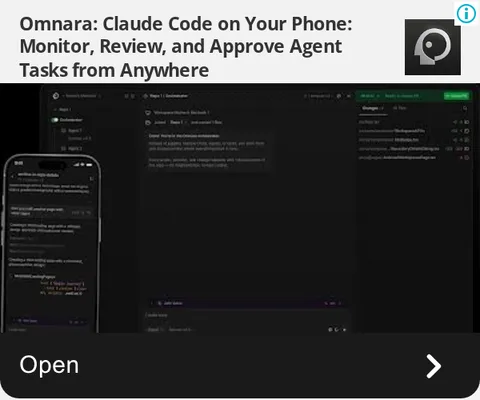 An ad Omnara is running