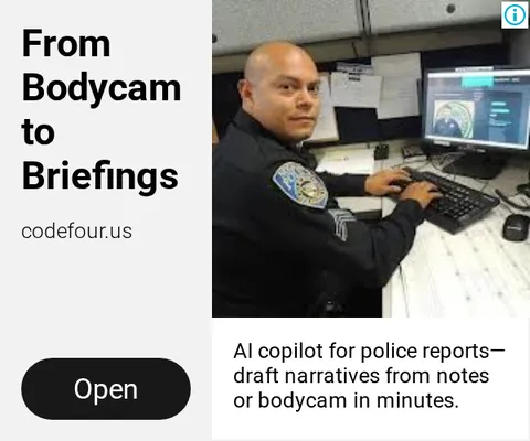 An ad Code Four is running
