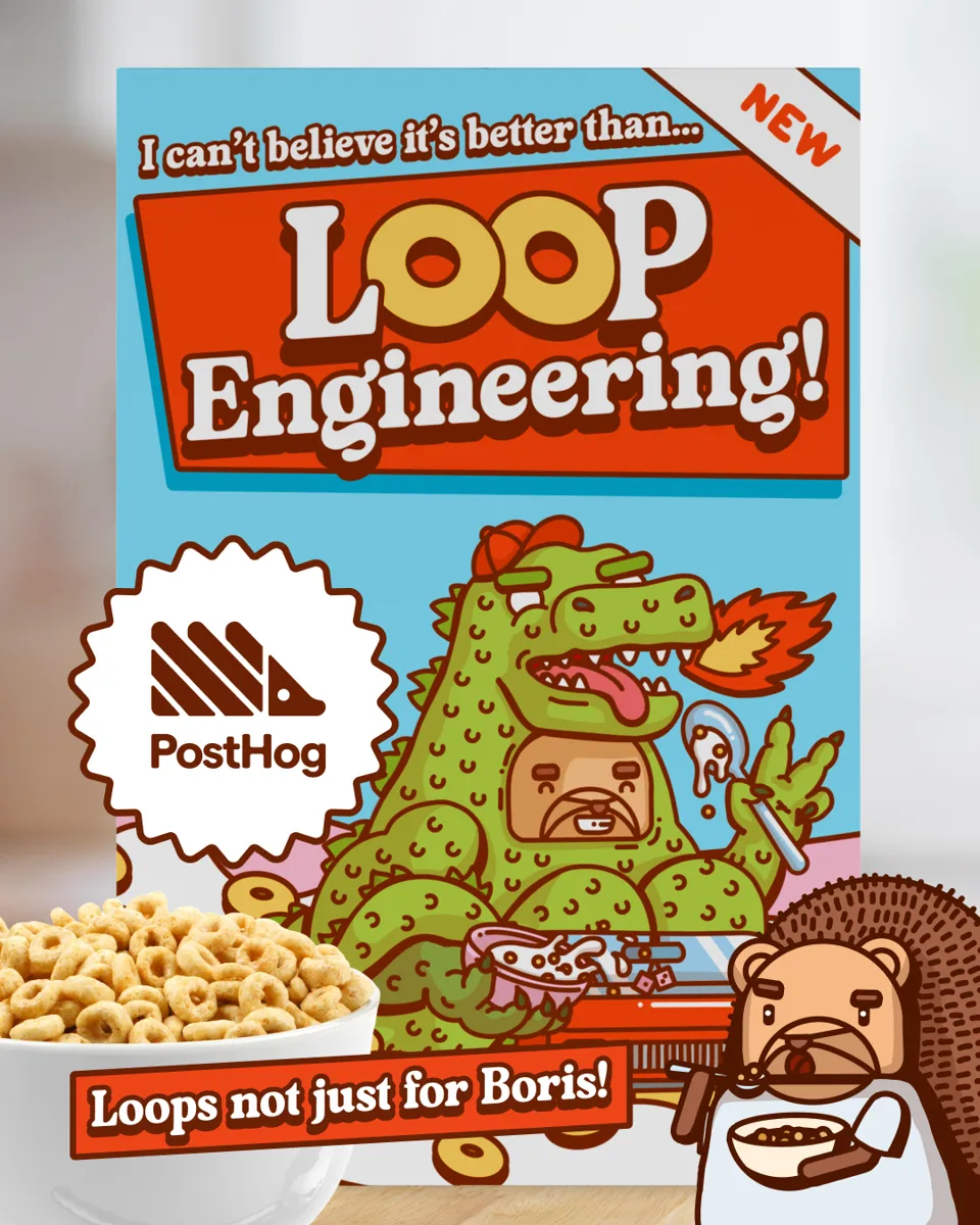 An ad Posthog is running