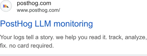 An ad Posthog is running