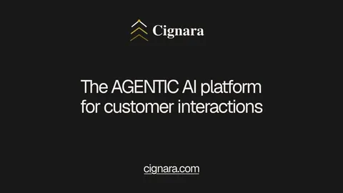 An ad Cignara is running