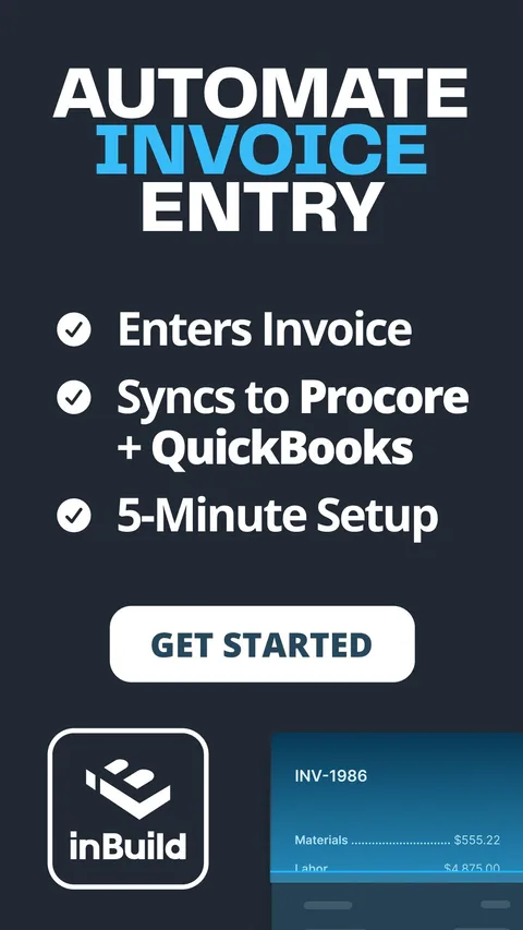 An ad inBuild is running