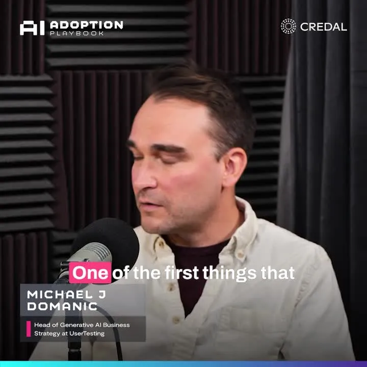 An ad Credal is running