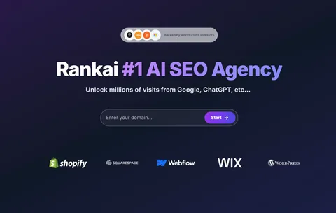 An ad RankAI is running