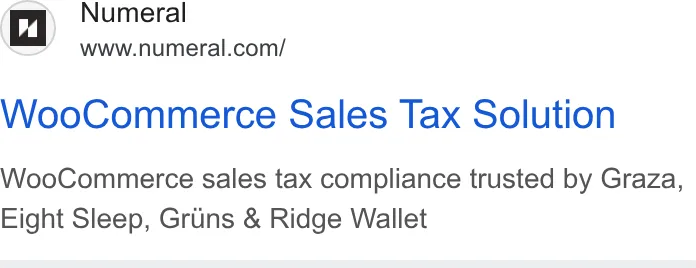 An ad Numeral is running