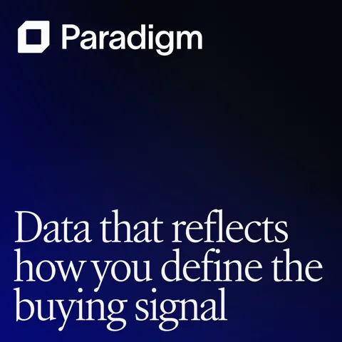 An ad Paradigm is running