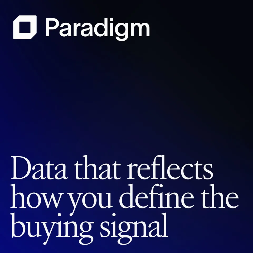 An ad Paradigm is running
