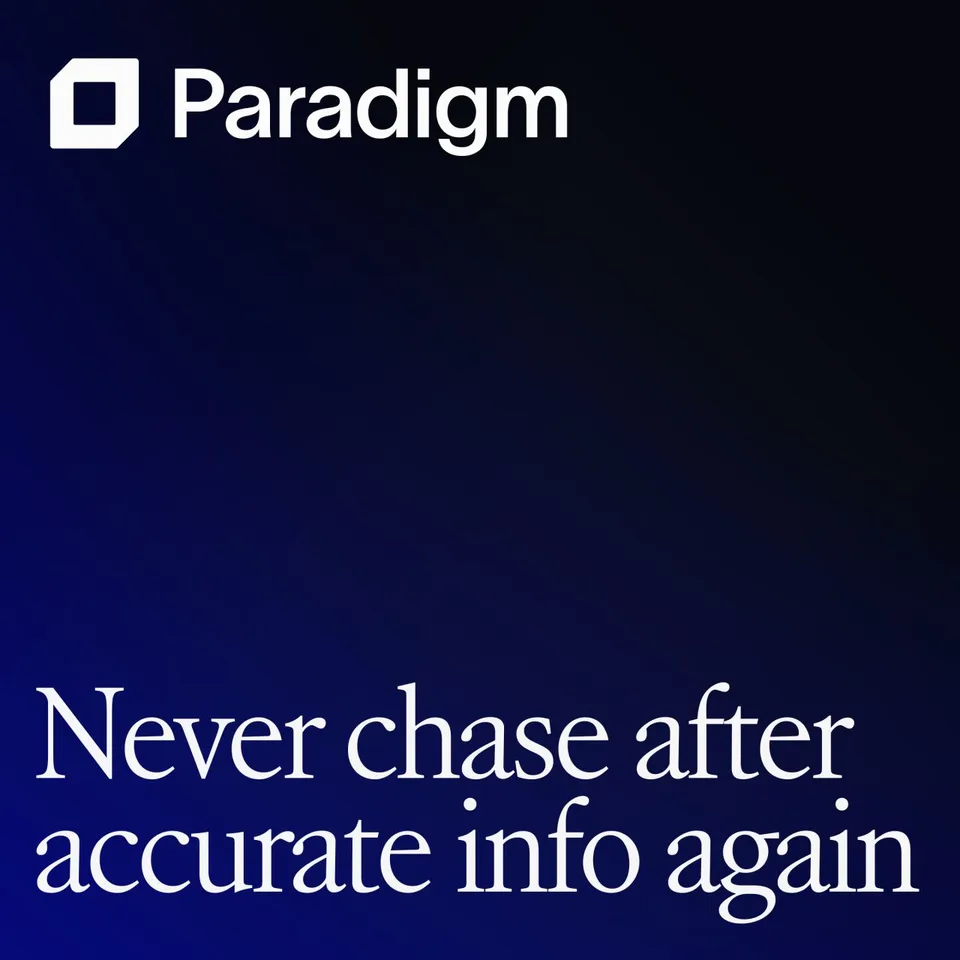 An ad Paradigm is running