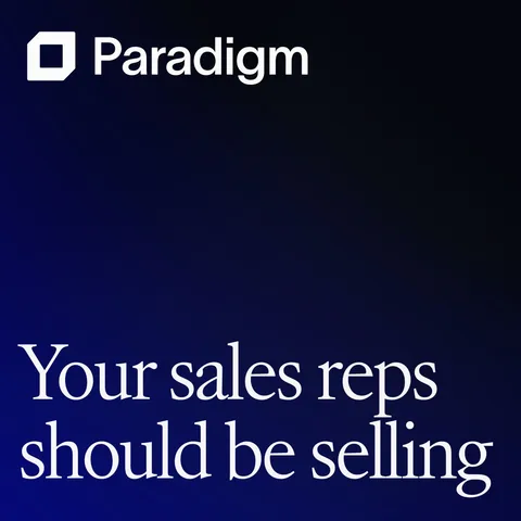 An ad Paradigm is running