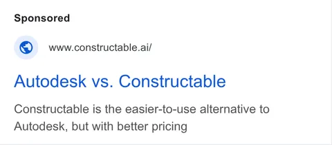 An ad Constructable is running