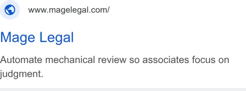 An ad Magelegal is running