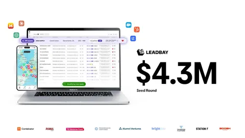 An ad Leadbay is running